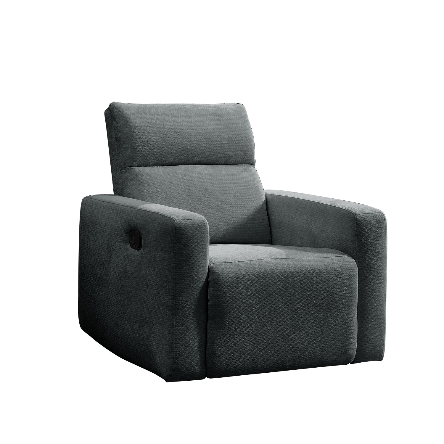 Silla Reclinable Caxias Chenille Gris Plomo