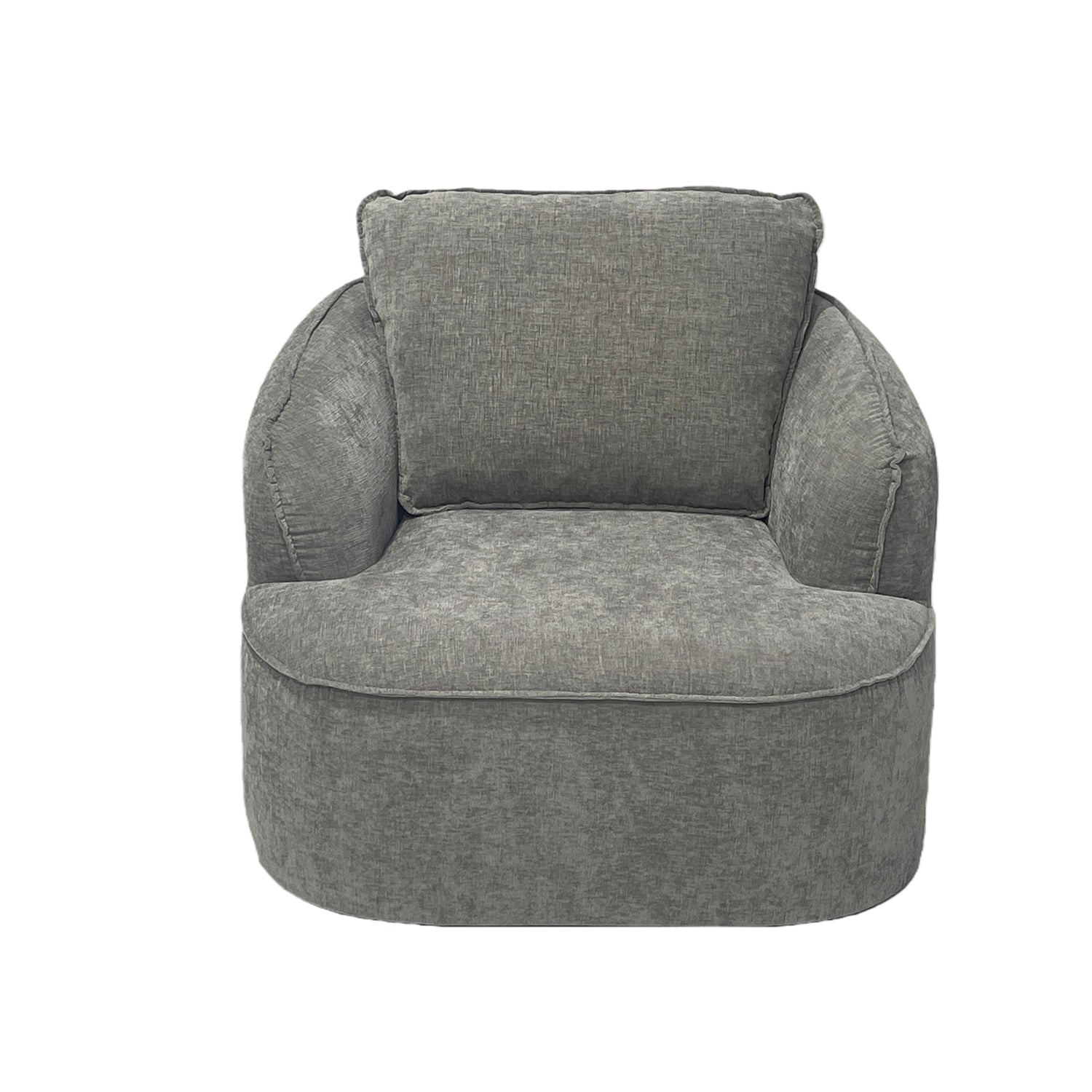 Butaca Elipse Chenille Plata