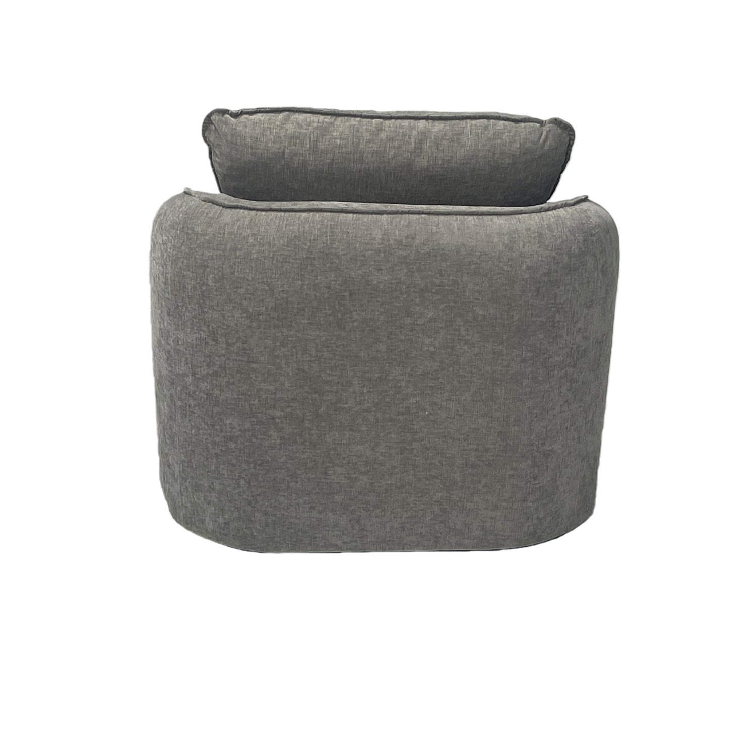 Butaca Elipse Chenille Plata