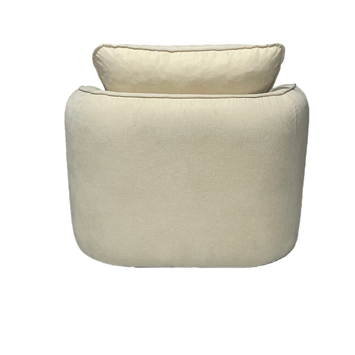 Butaca Elipse Chenille Off White