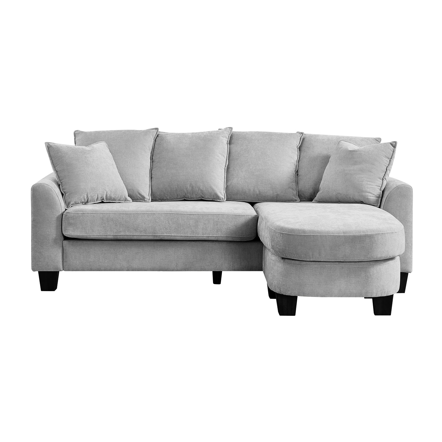 Sala Rinconera Fizz Chenille Gris