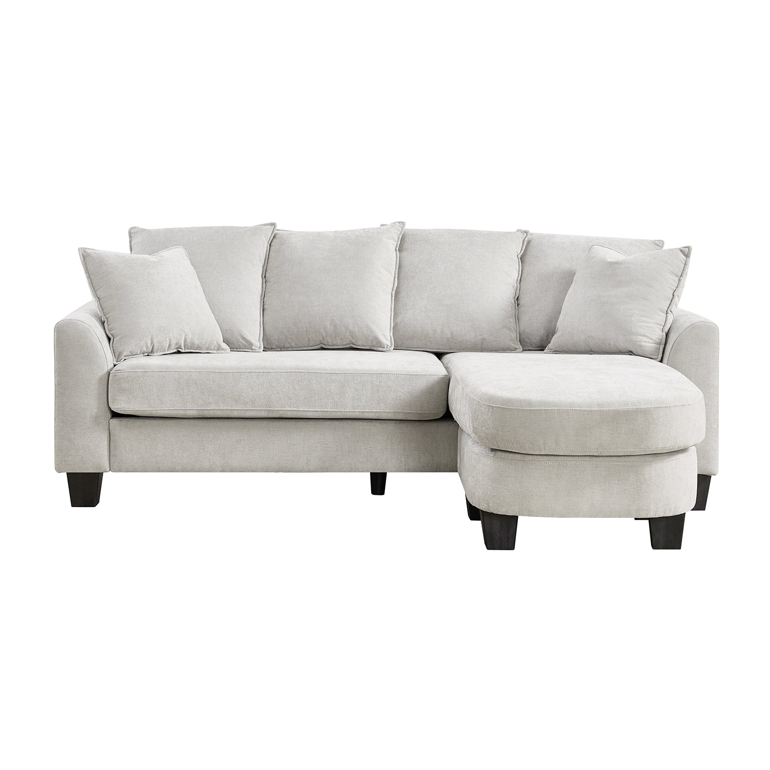 Sala Rinconera Fizz Chenille Plata