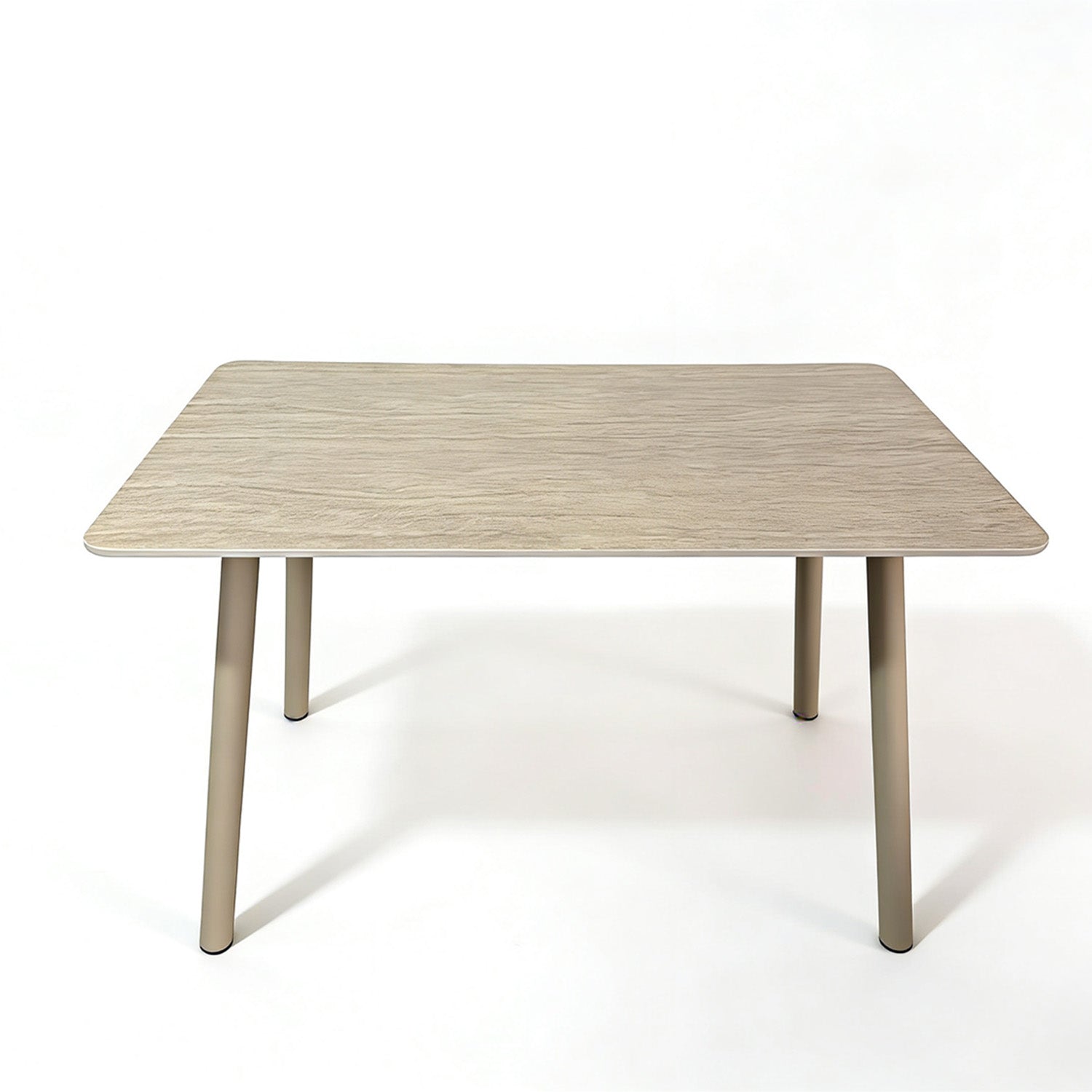 Comedor 4 Puestos Fizz Chenille Mocca, Marmolado