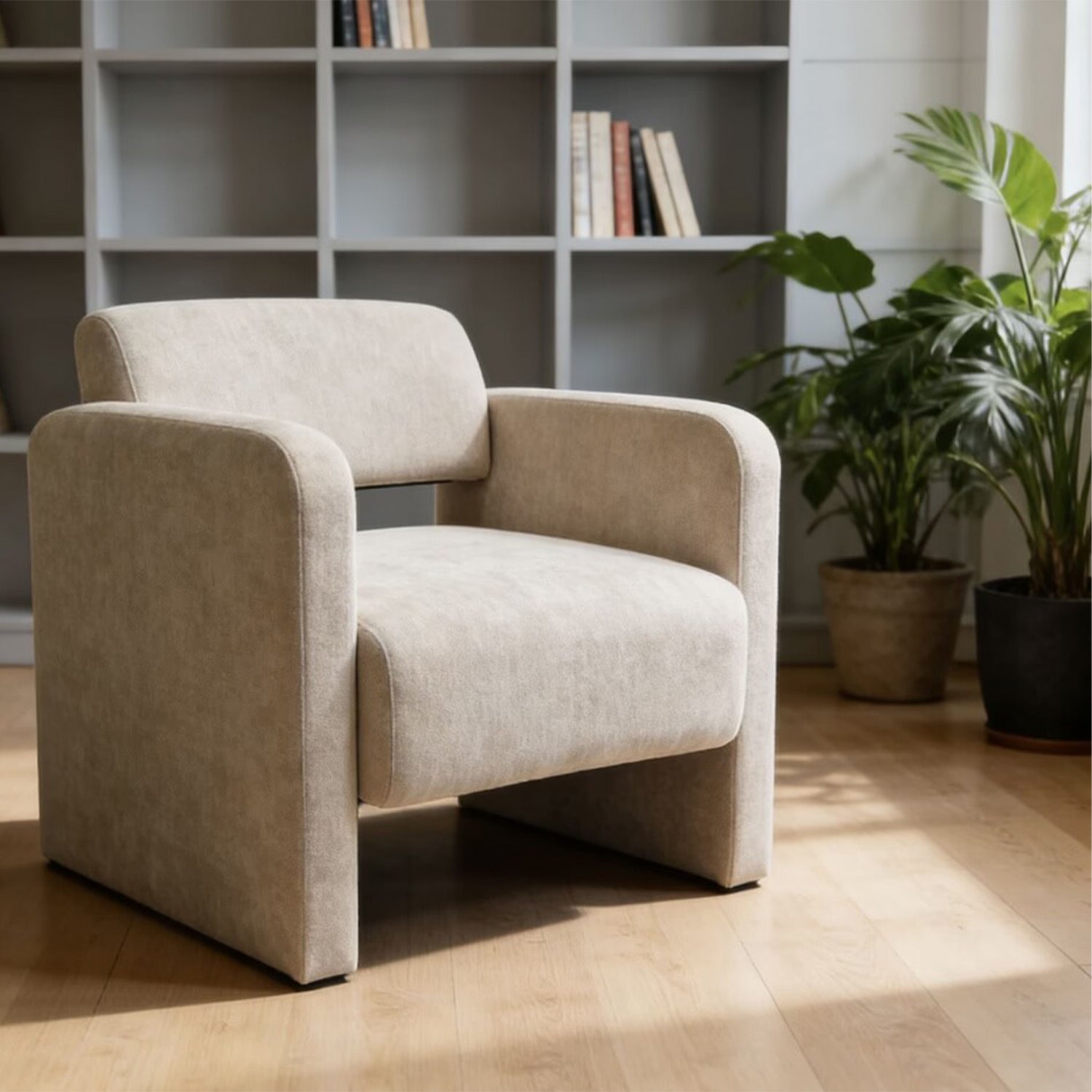 Butaca Buzz Chenille Beige