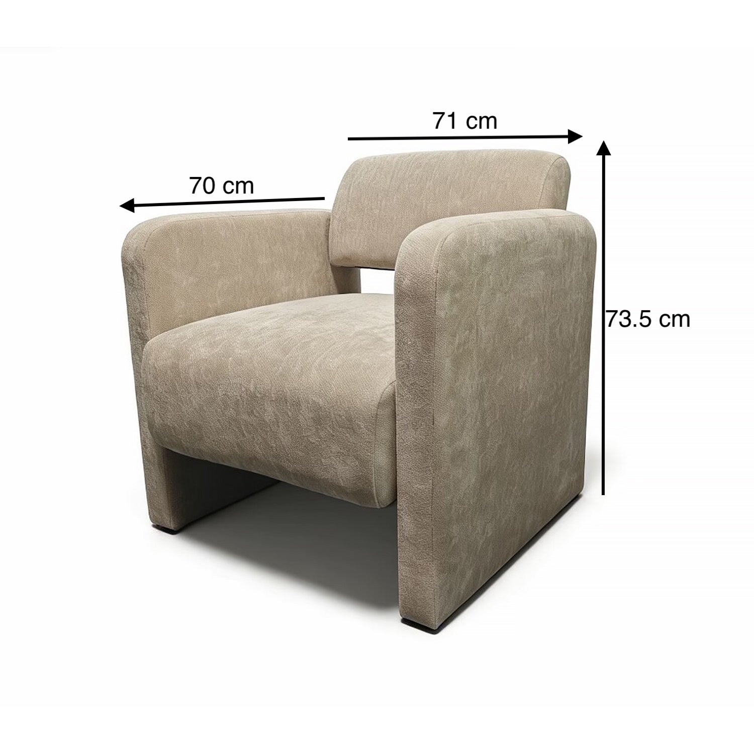 Butaca Buzz Chenille Beige