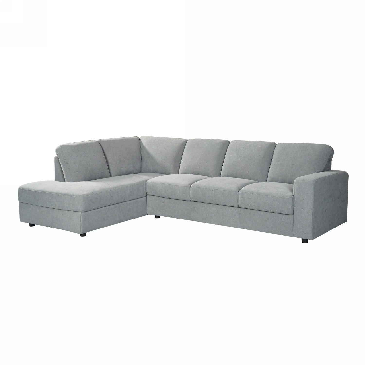 Sala Rinconera Rusel Chenille Gris