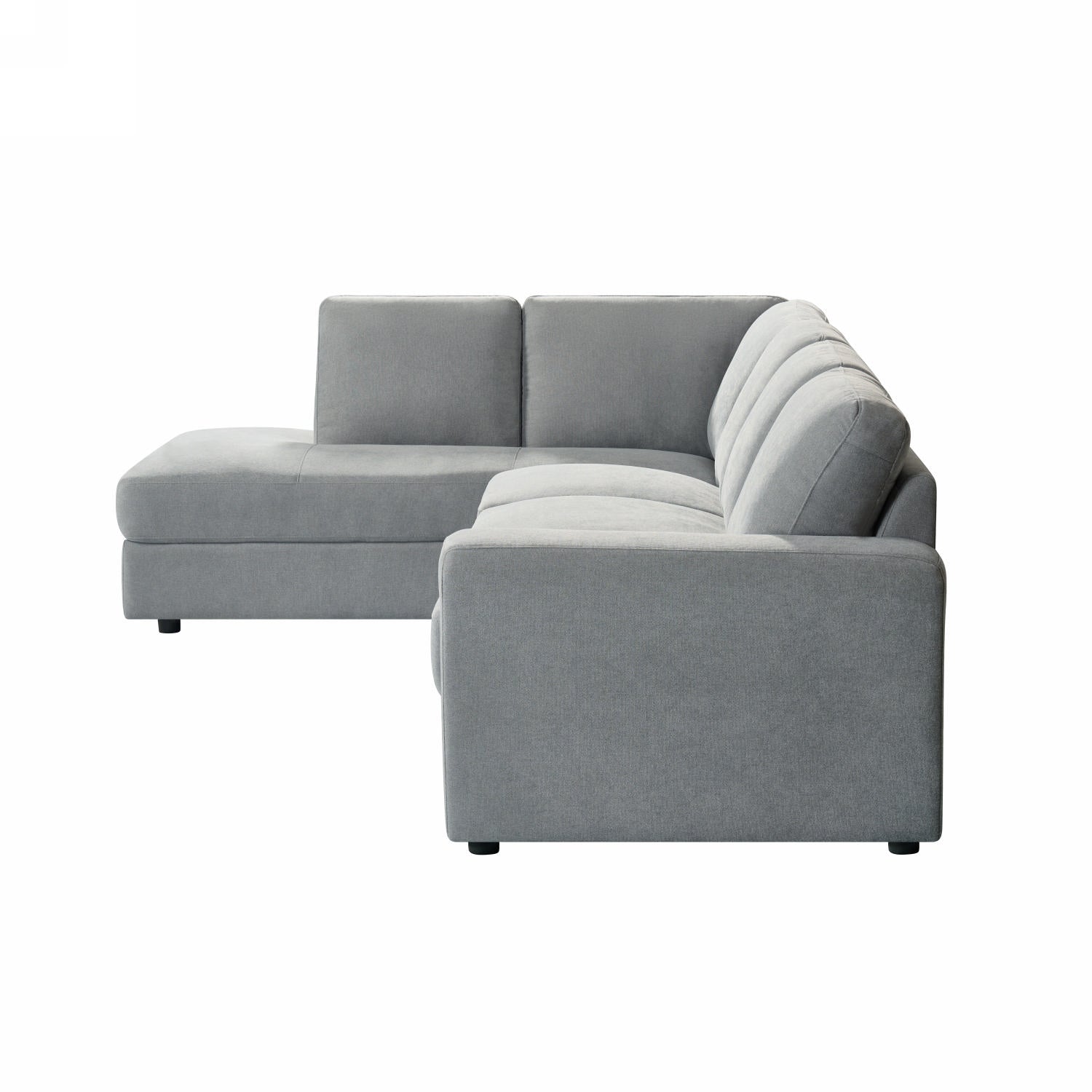 Sala Rinconera Rusel Chenille Gris