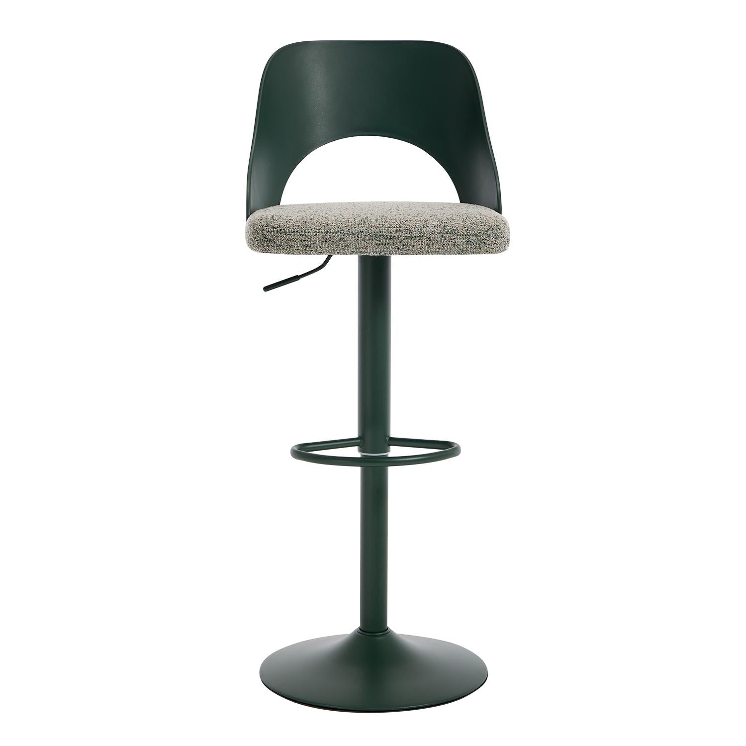 Silla De Bar Dana Lino Verde