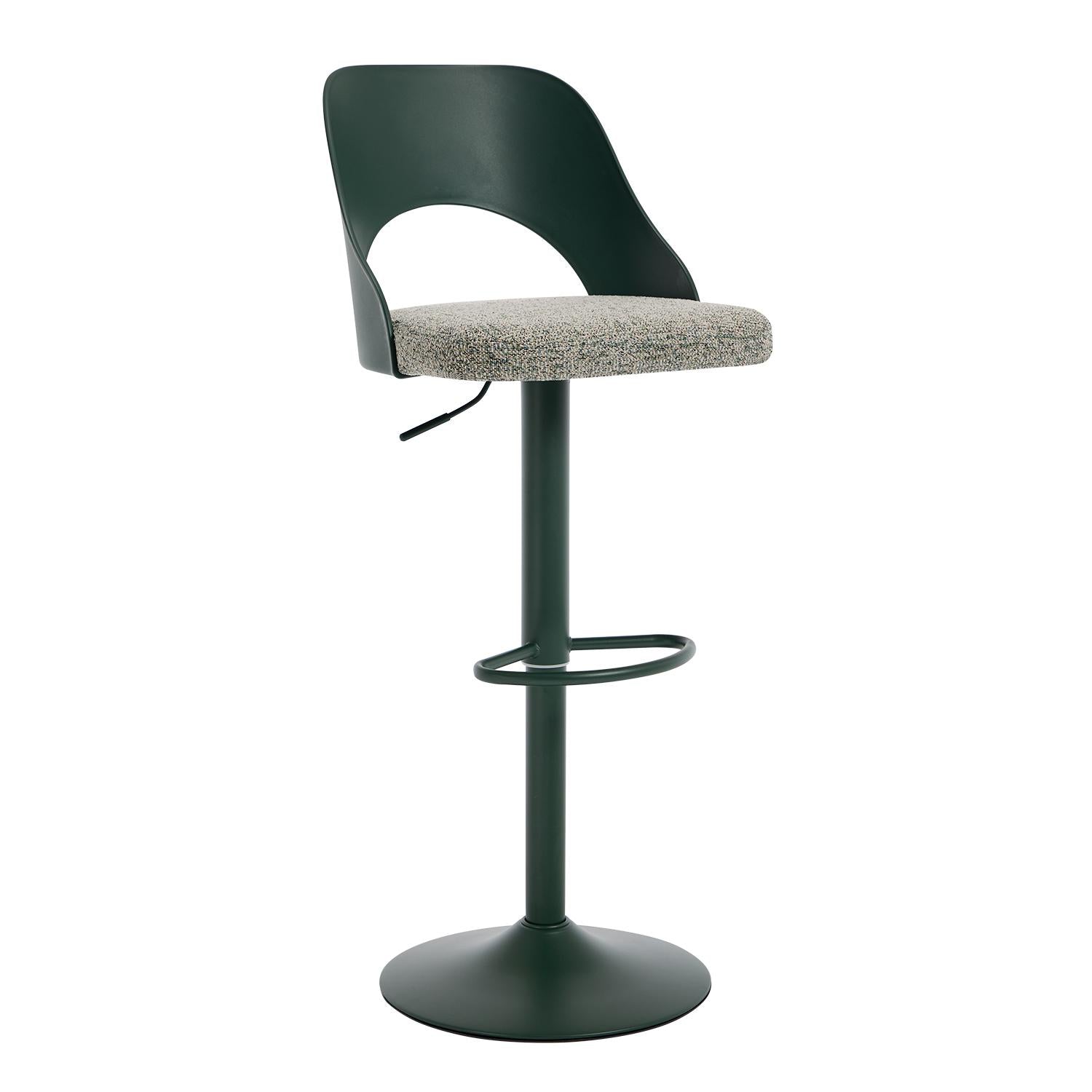 Silla De Bar Dana Lino Verde