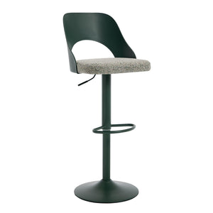 Silla De Bar Dana Lino Verde