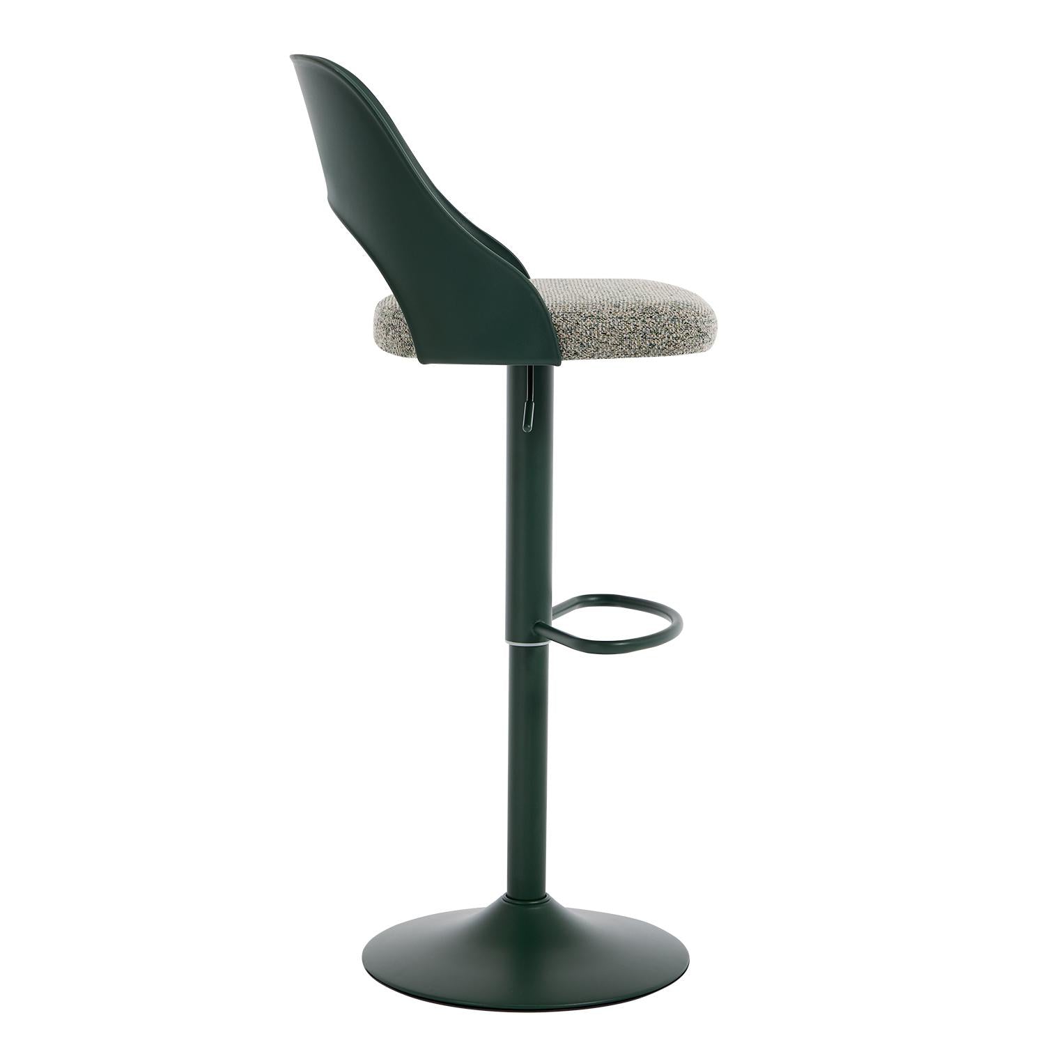 Silla De Bar Dana Lino Verde