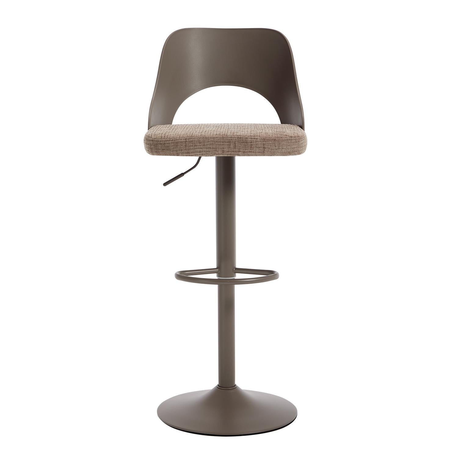 Silla De Bar Dana Lino Taupe