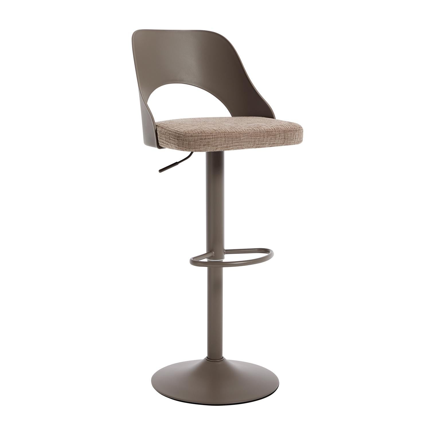 Silla De Bar Dana Lino Taupe