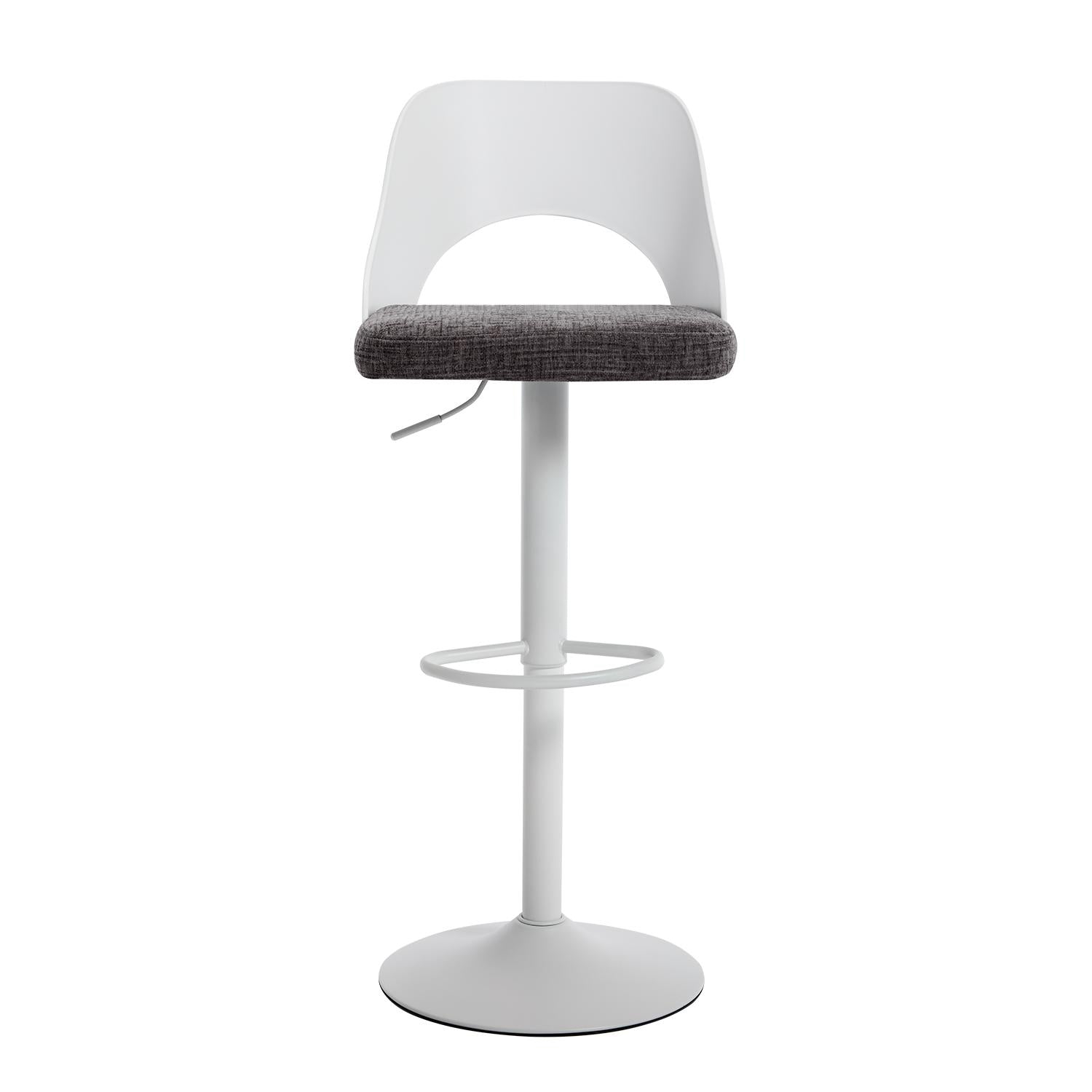 Silla De Bar Dana Lino Gris