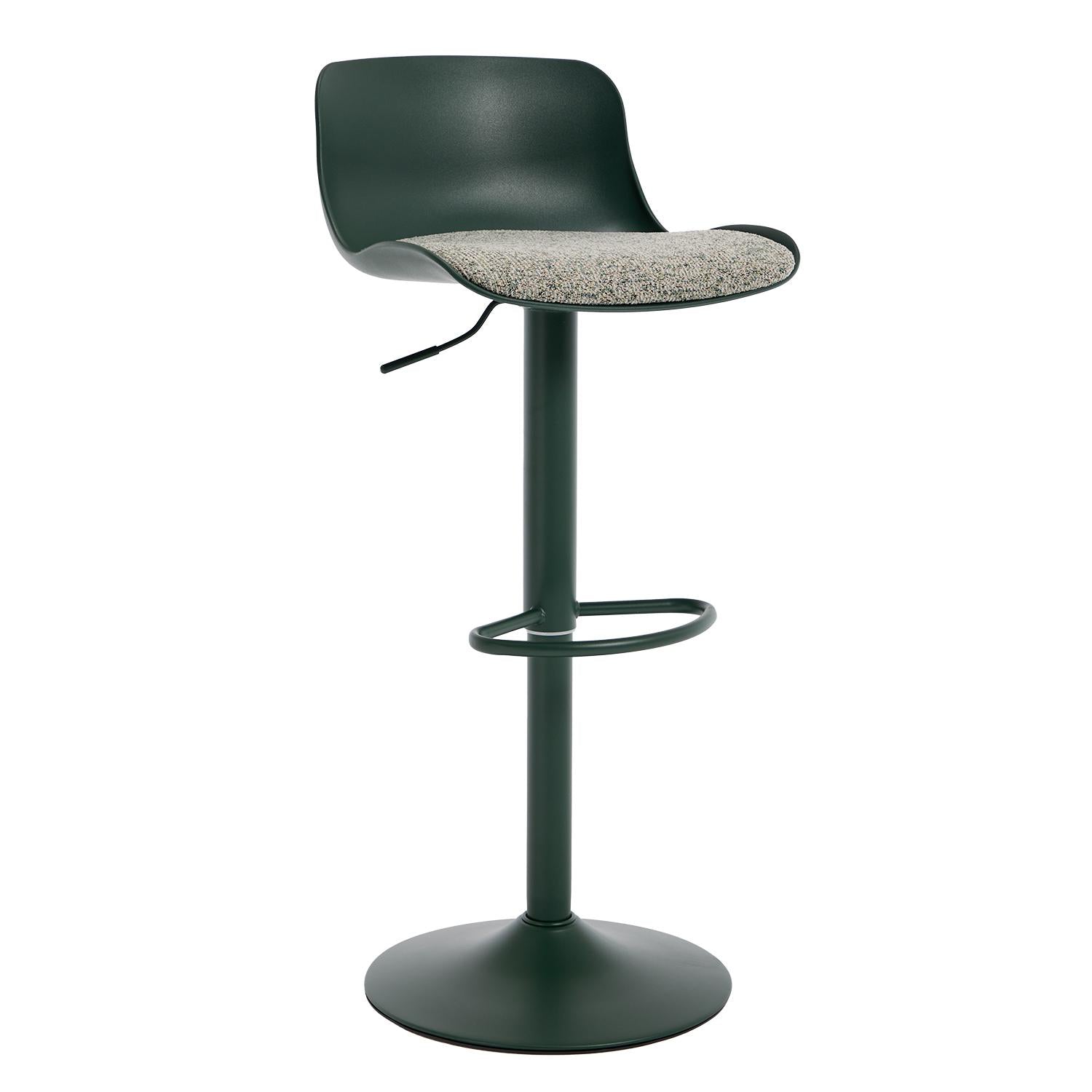 Silla De Bar Ethan Lino Verde
