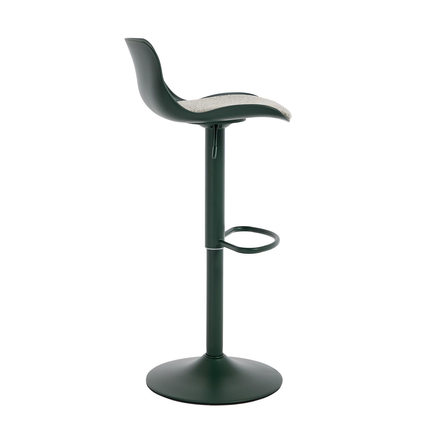 Silla De Bar Ethan Lino Verde