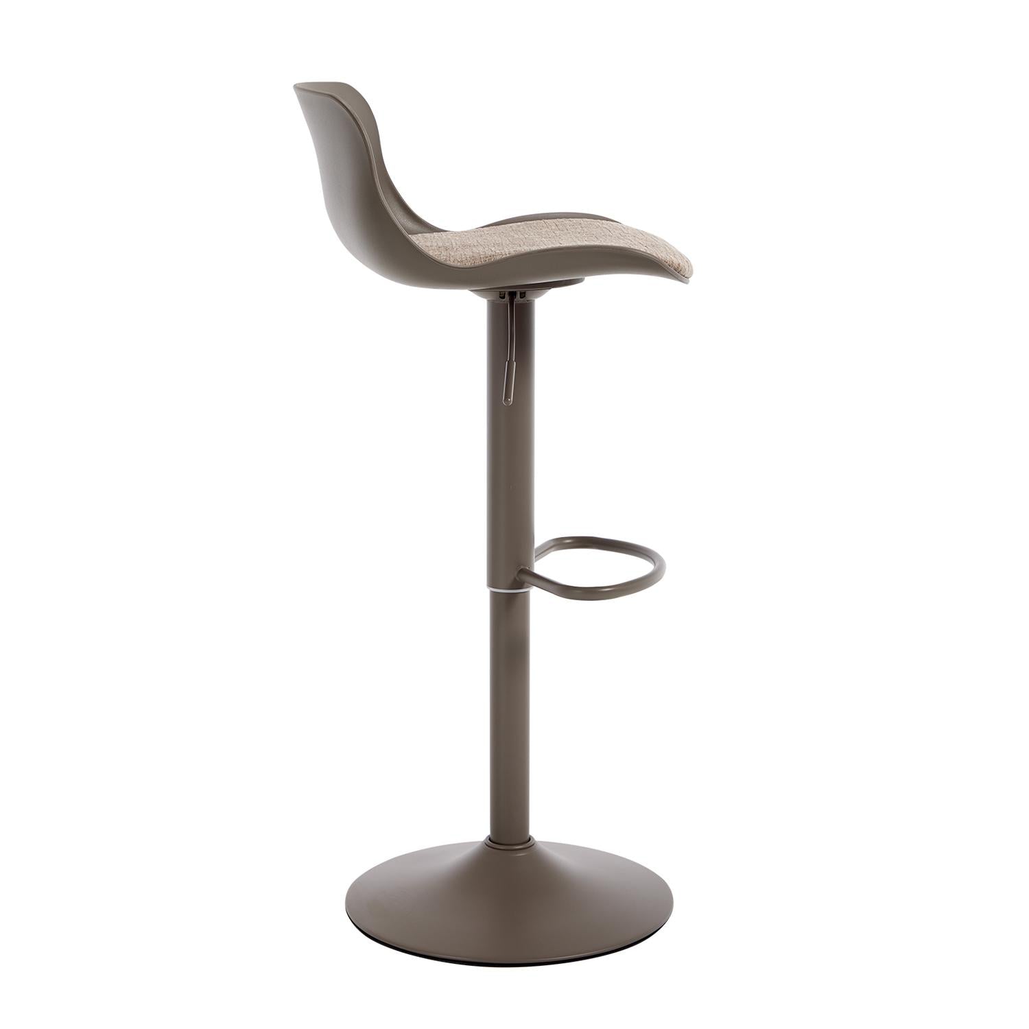 Silla de Bar Ethan Lino Taupe