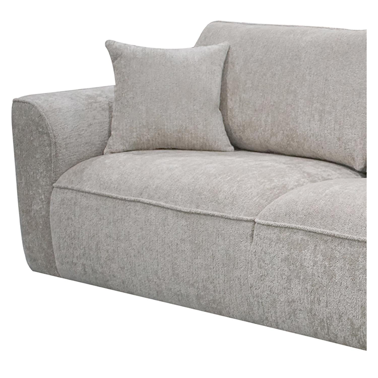 Sofá 3 Puestos Baxter Chenille Beige