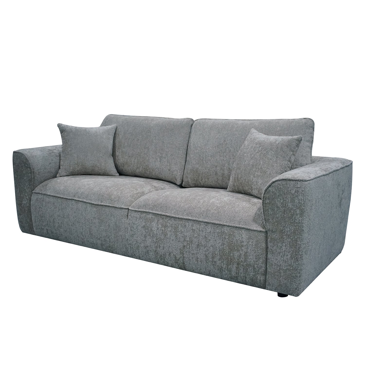 Sofá 3 Puestos Baxter Chenille Gris