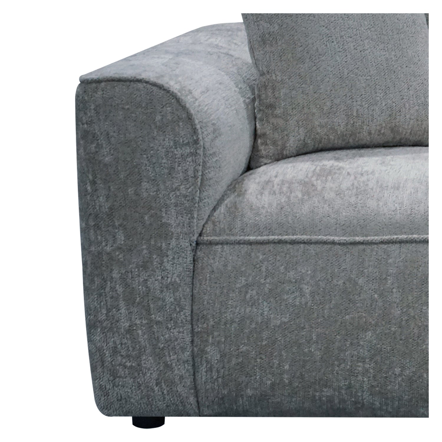 Sofá 3 Puestos Baxter Chenille Gris
