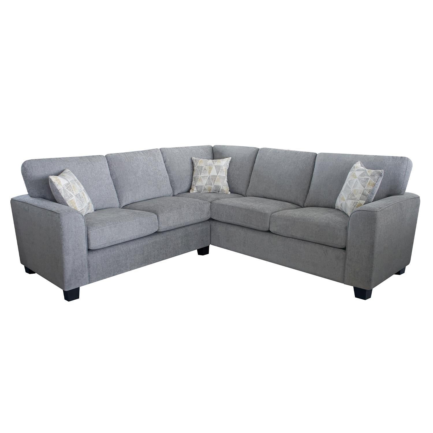 Sala Rinconera Franz Chenille Gris