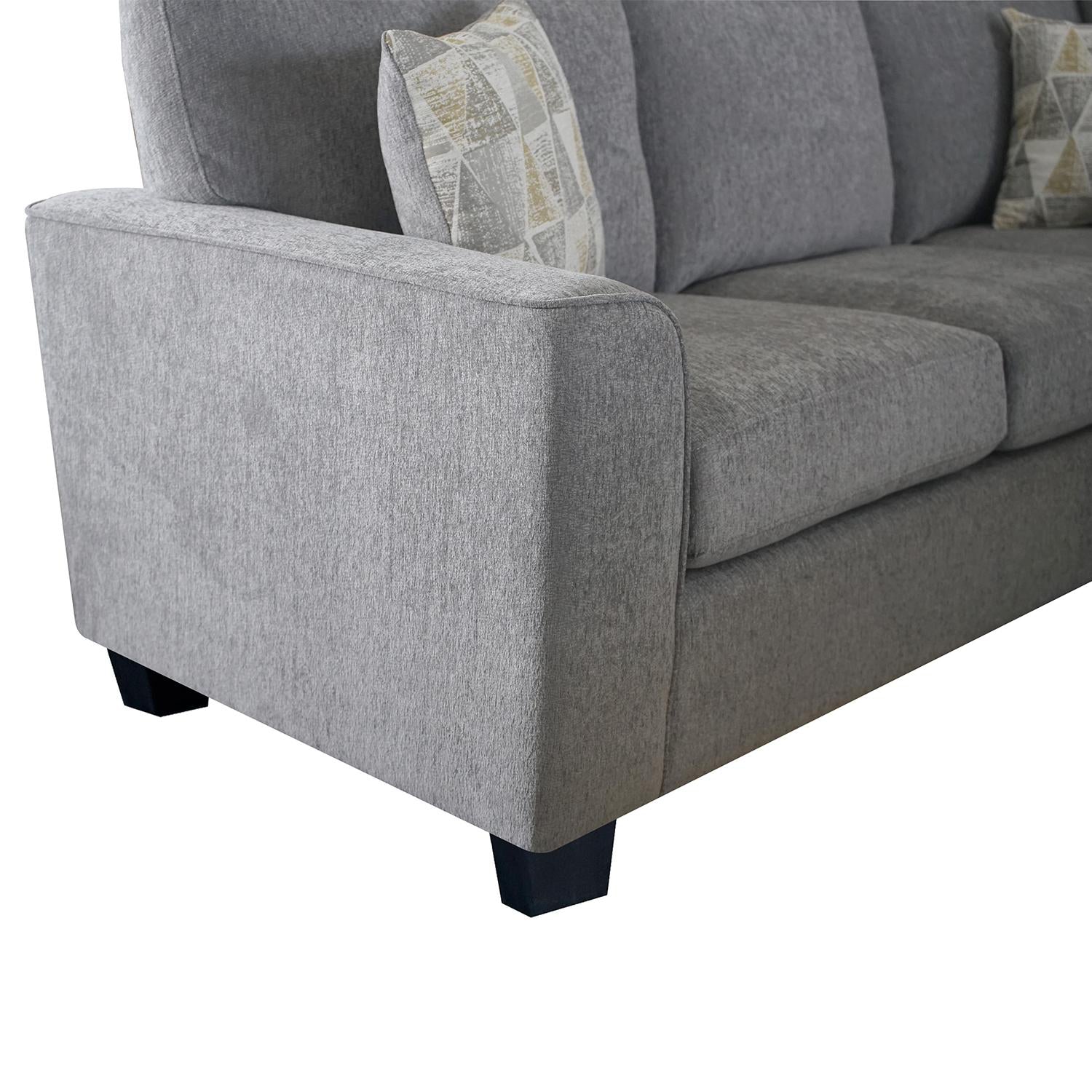 Sala Rinconera Franz Chenille Gris