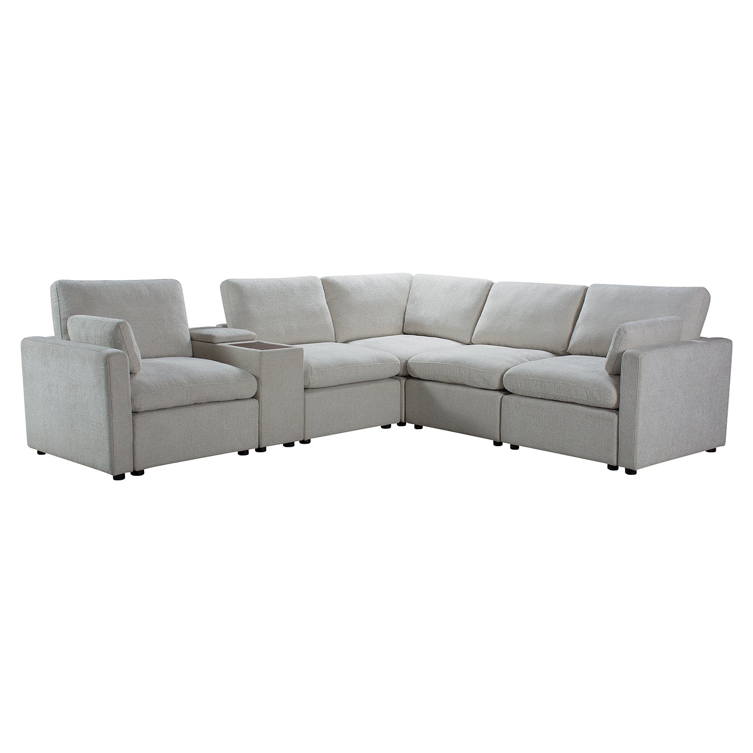 Sala Funcional Filipo Chenille Beige