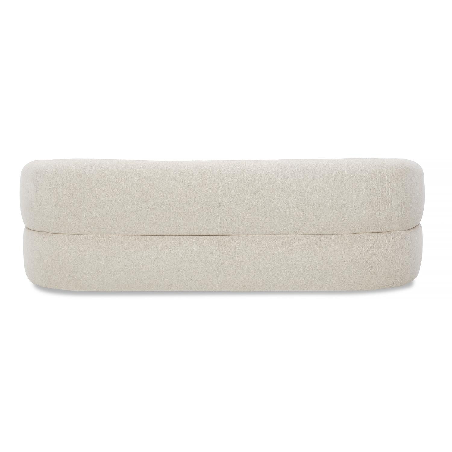 Sofá 3 Puestos Weiss Chenille Beige