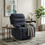 Silla Reclinable Berin Chenille Plomo