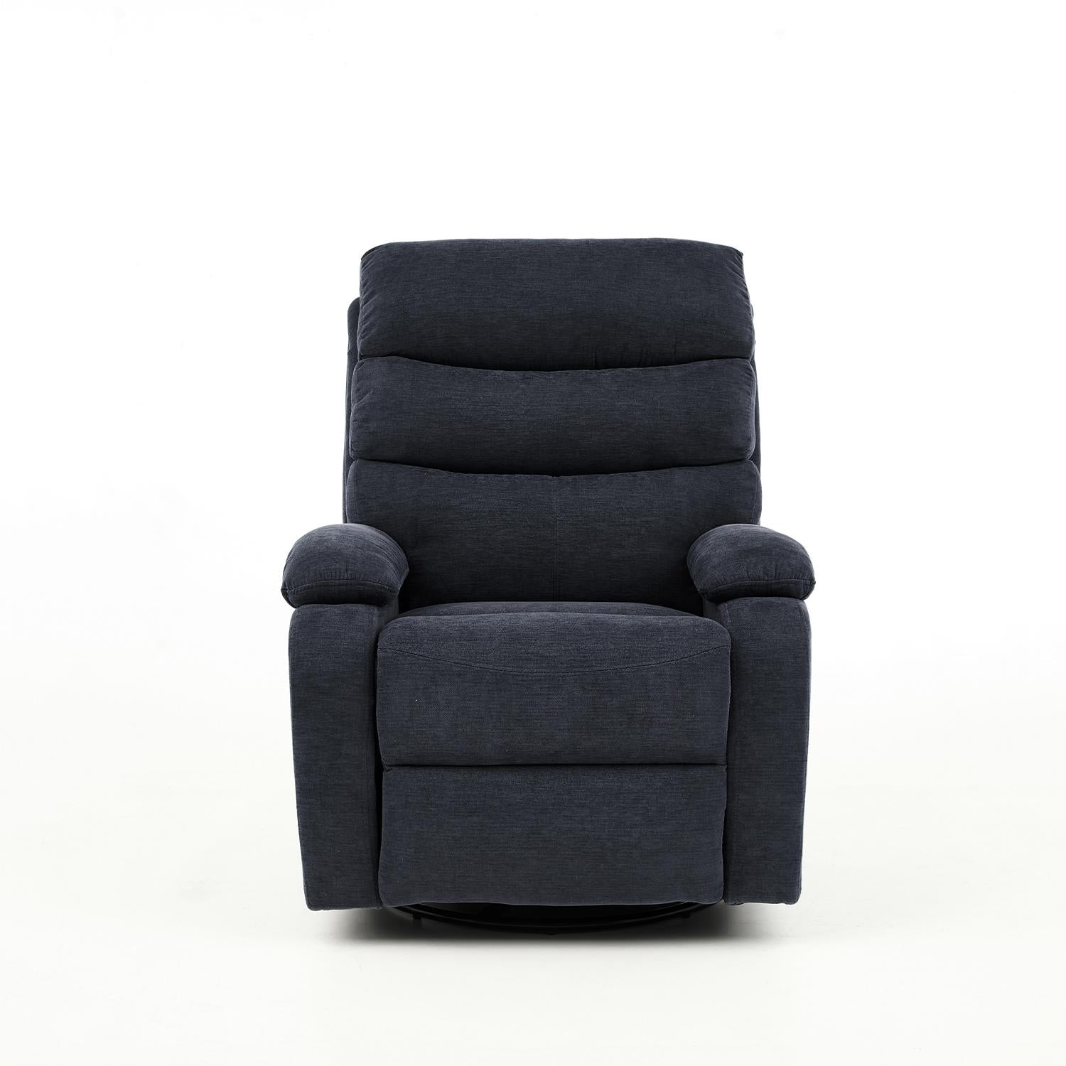 Silla Reclinable Berin Chenille Plomo