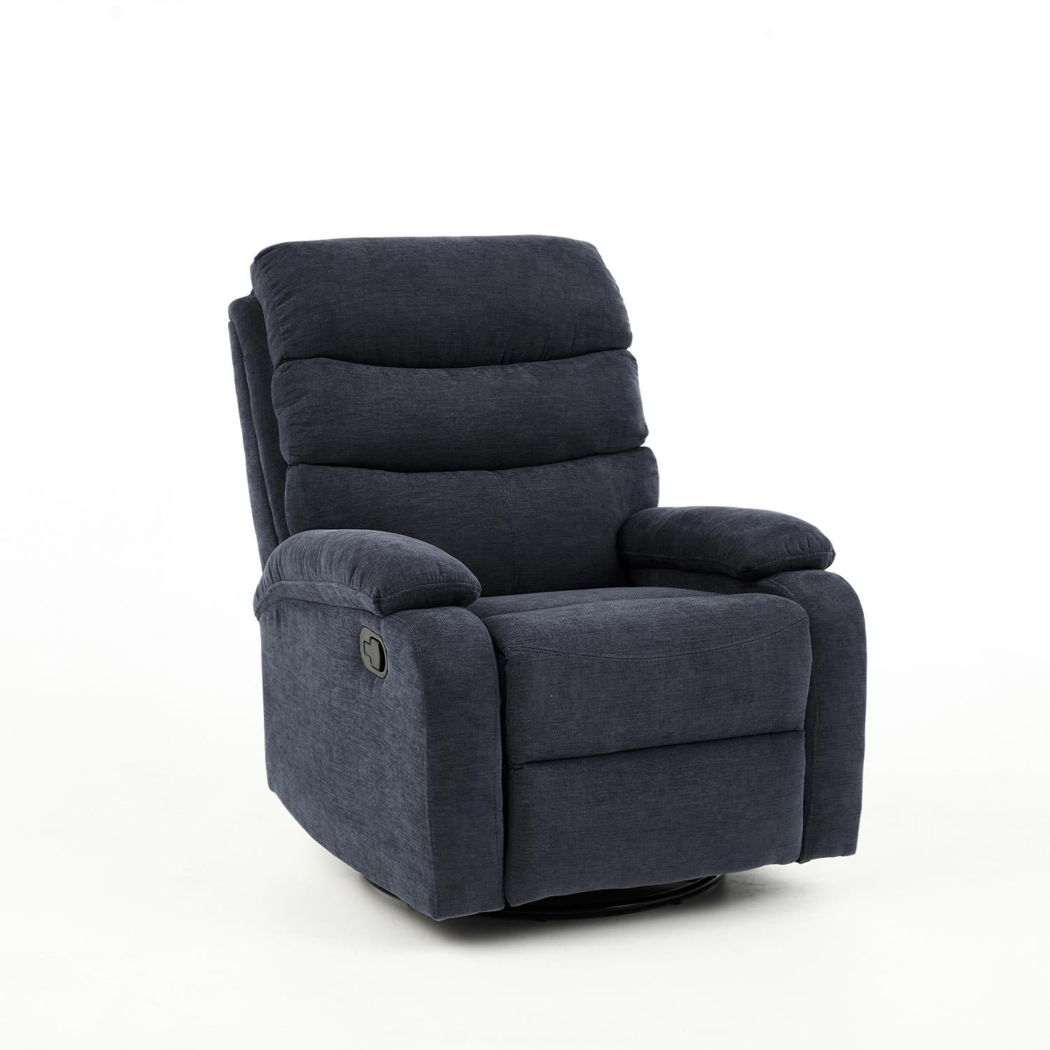 Silla Reclinable Berin Chenille Plomo