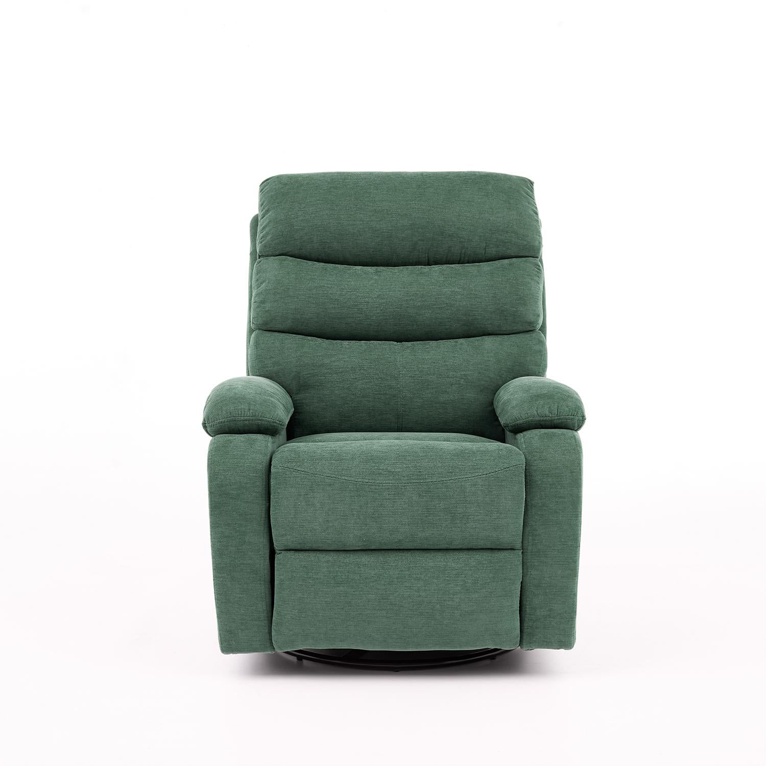 Silla Reclinable Berin Chenille Verde