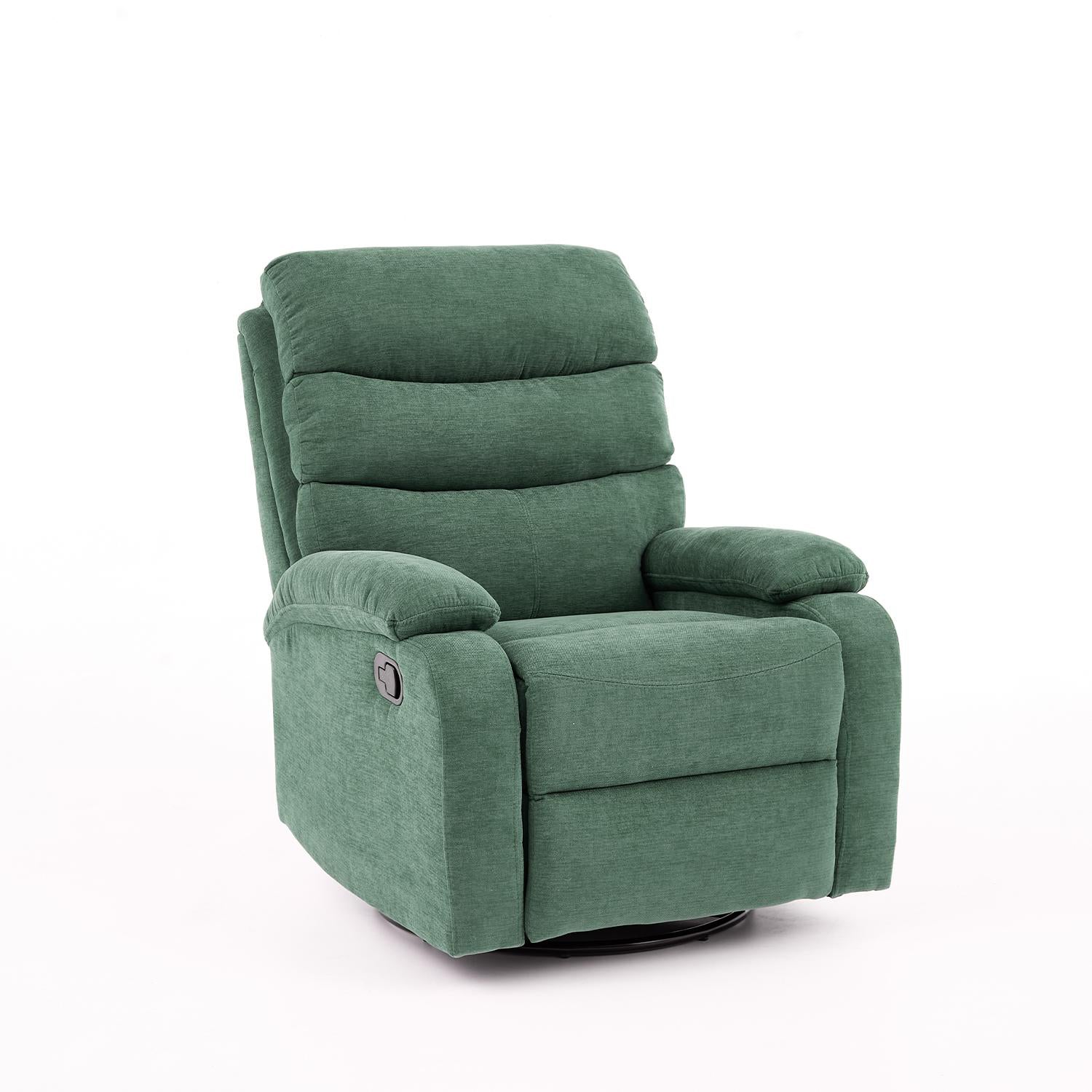 Silla Reclinable Berin Chenille Verde