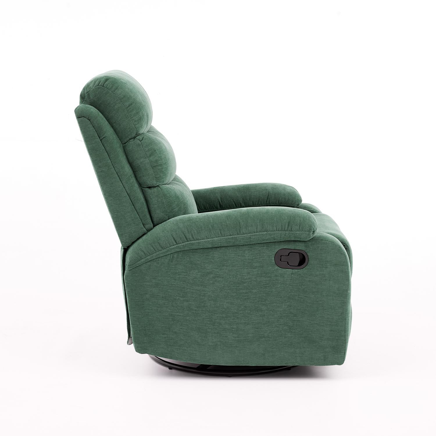 Silla Reclinable Berin Chenille Verde