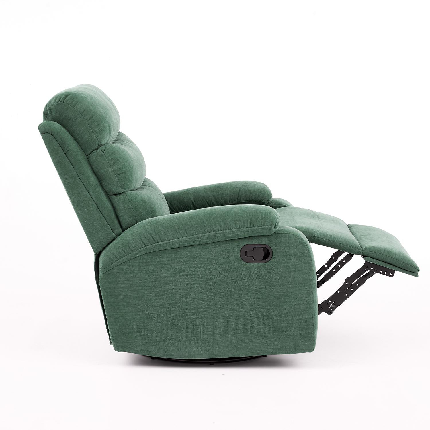 Silla Reclinable Berin Chenille Verde