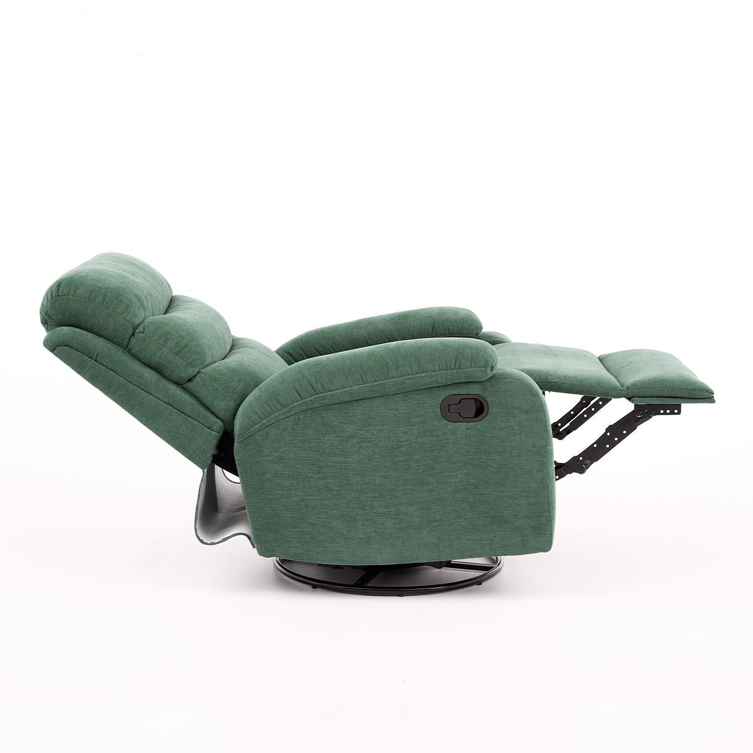 Silla Reclinable Berin Chenille Verde