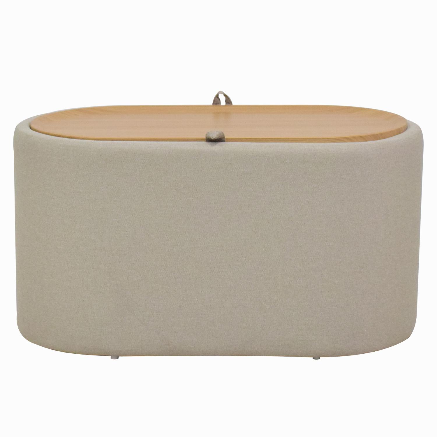 Mesa De Centro Issa Beige, Natural