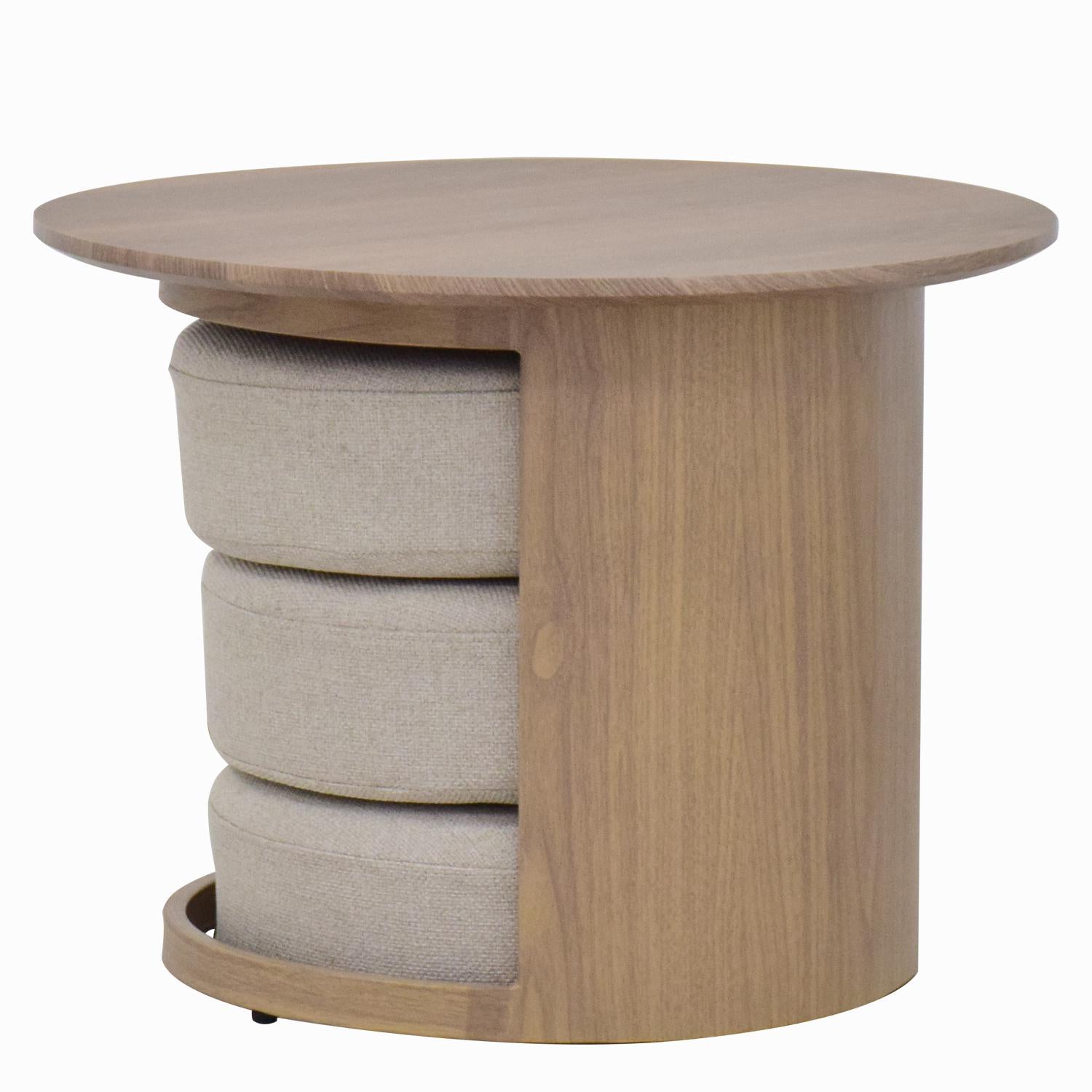 Mesa De Centro Romby Beige, Natural