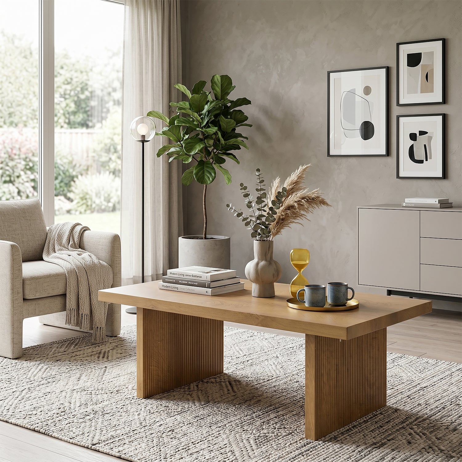 Mesa De Centro Soho Natural Premium