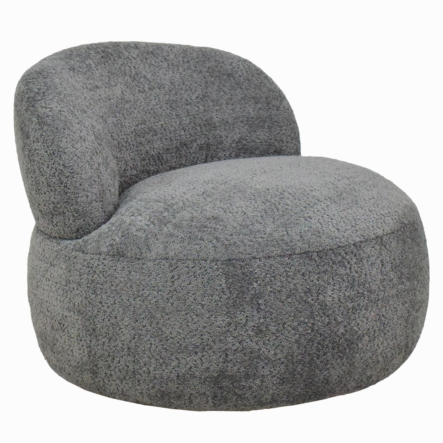 Butaca Zion Chenille Gris Plomo
