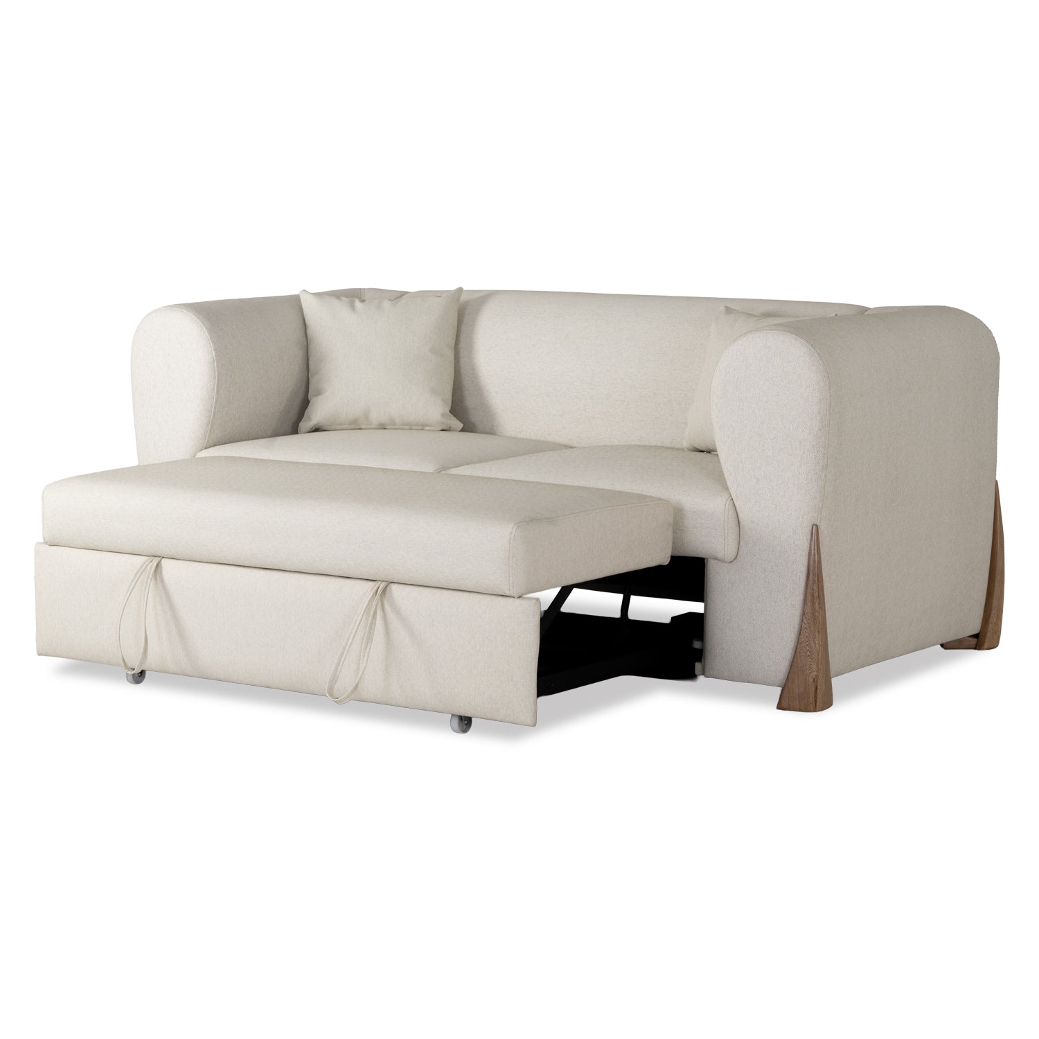 Sofá Cama Bell Eurolino Vitore Blanco, Natural