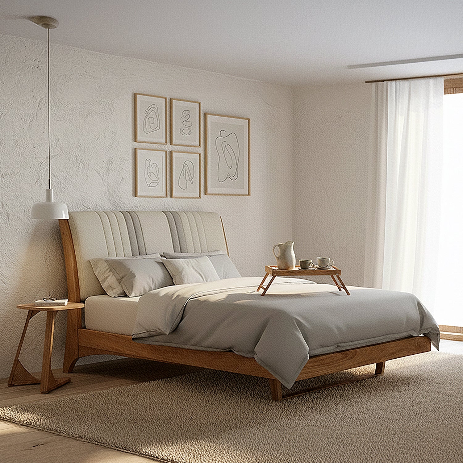 Recámara Full Deco Eurolino Marfil, Natural