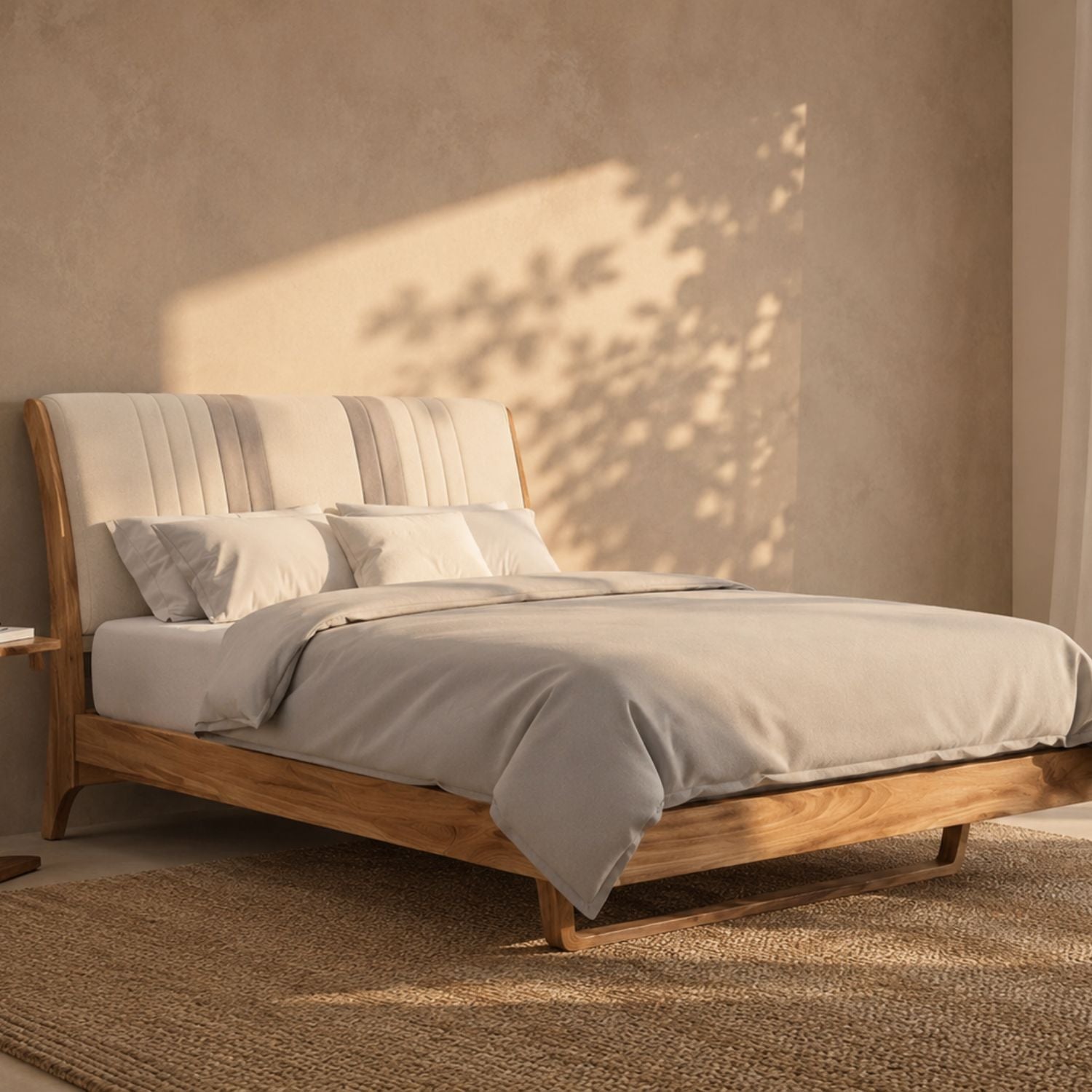 Recámara Queen Deco Eurolino Marfil, Natural