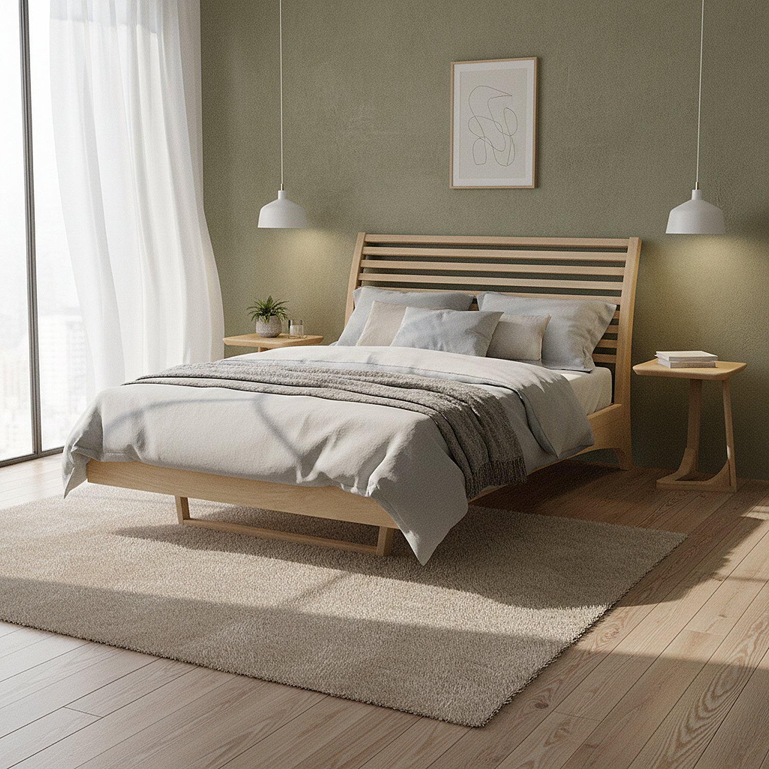 Cama Queen Bento Natural