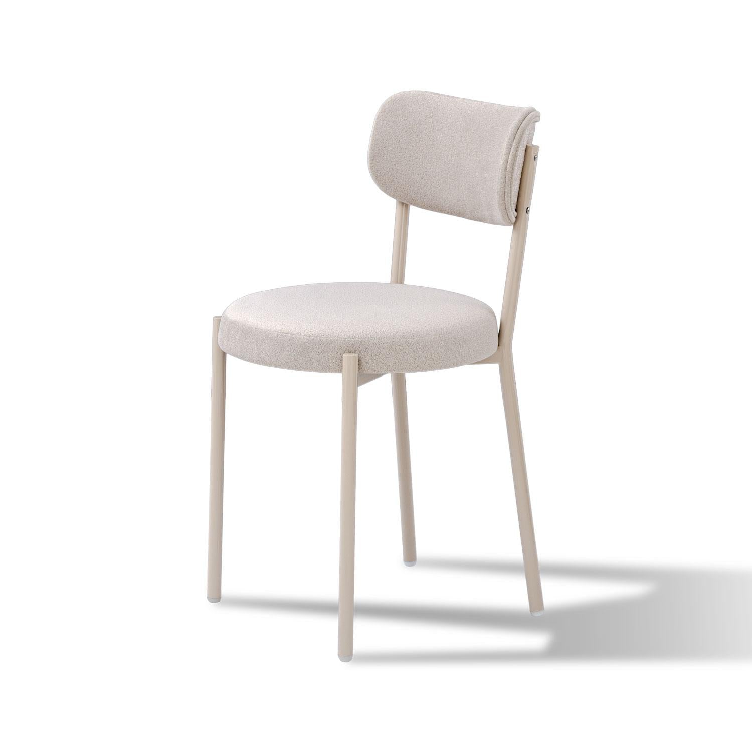 Comedor 6 Puestos Arthur Velvet Serena Cocoa, Latte.