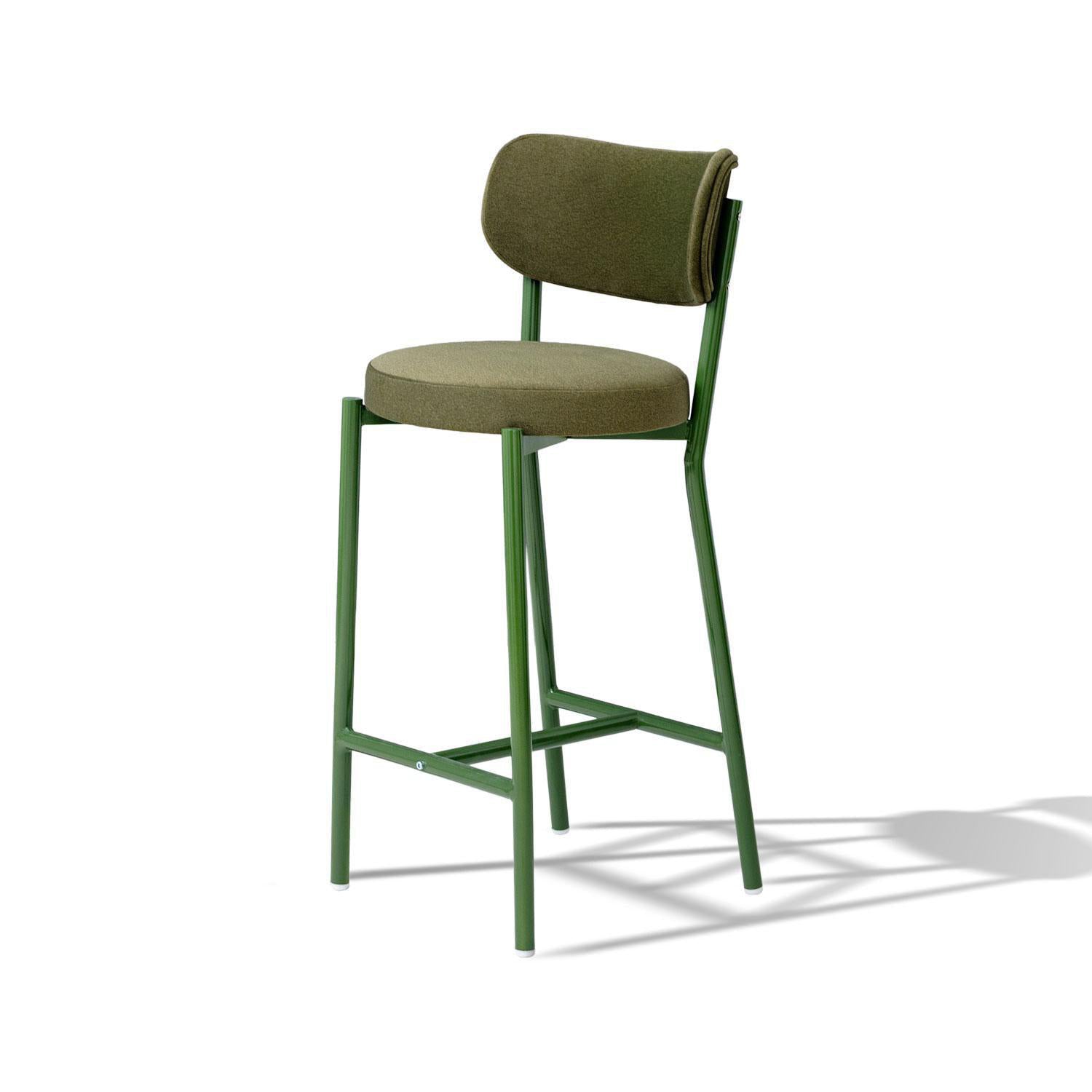 Silla Bar Arthur Velvet Nara Verde, Verde