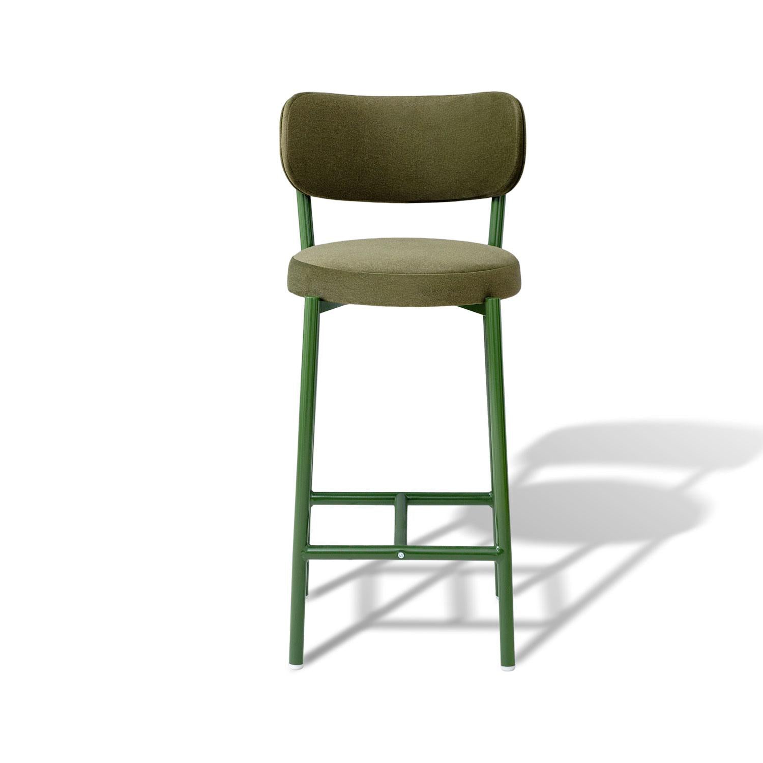 Silla Bar Arthur Velvet Nara Verde, Verde
