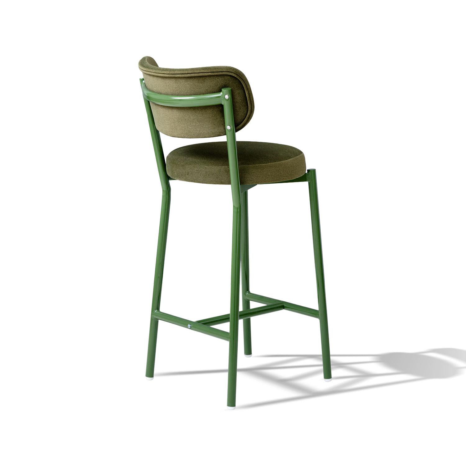 Silla Bar Arthur Velvet Nara Verde, Verde