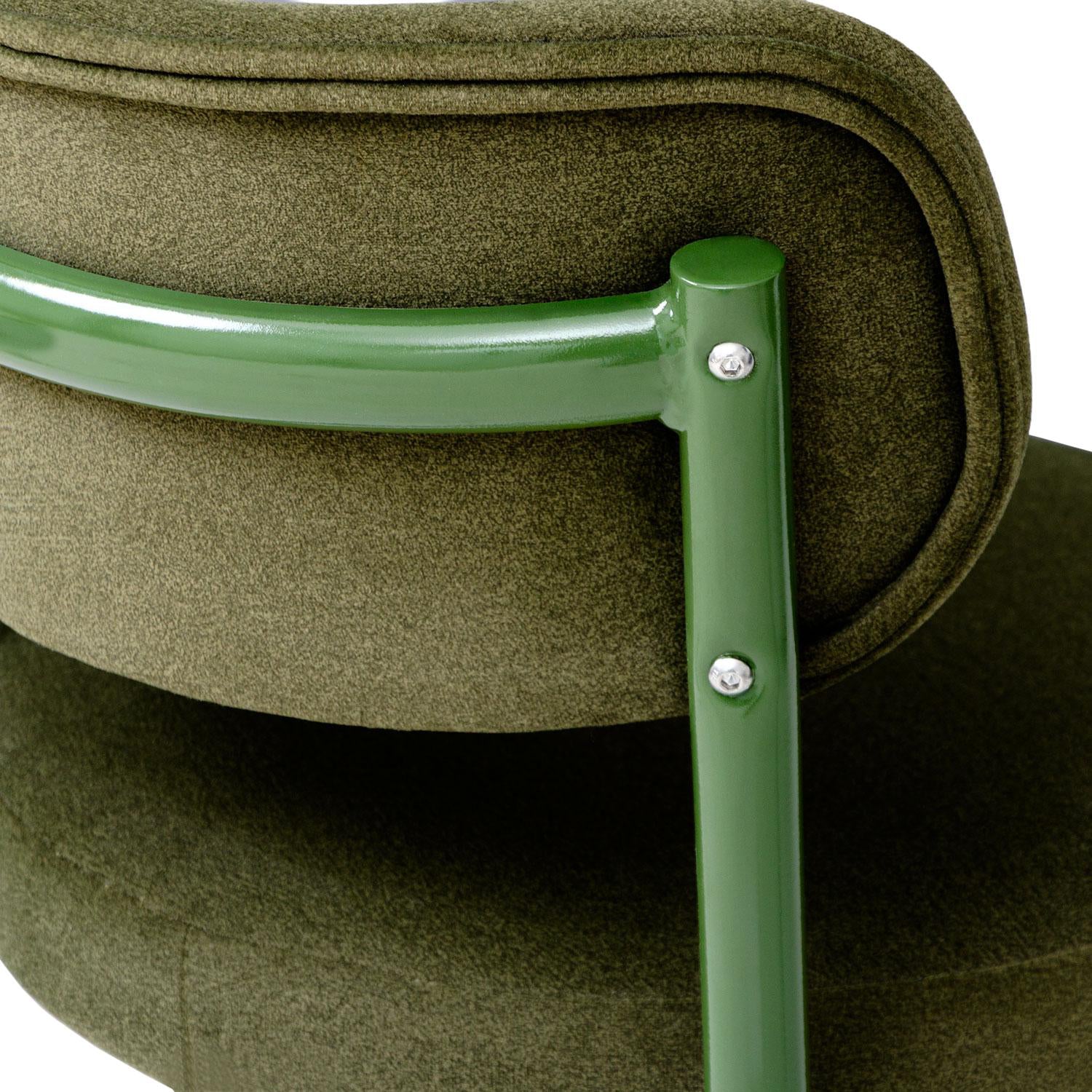 Silla Bar Arthur Velvet Nara Verde, Verde
