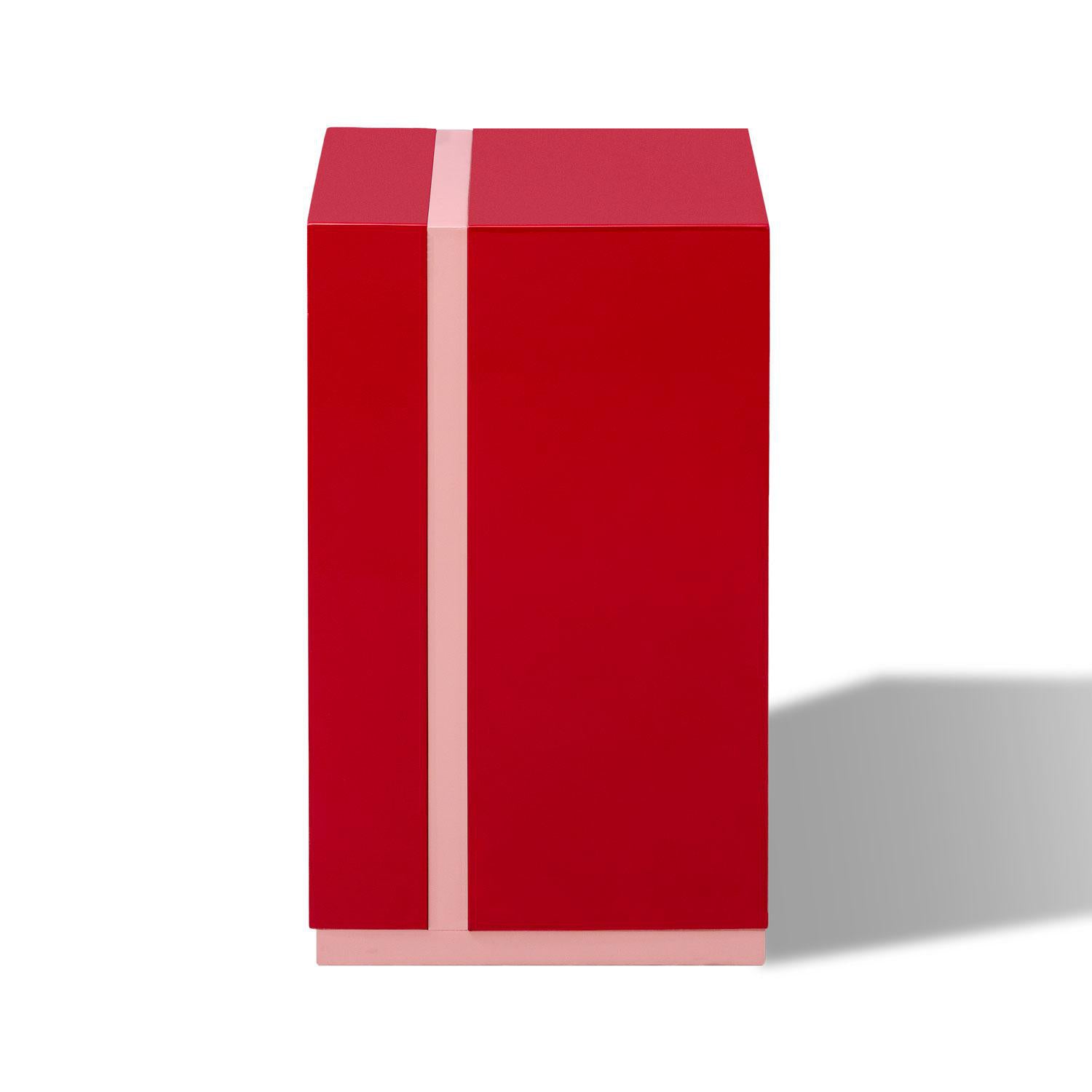 Mesa Auxiliar Lizzi Roja,Rosa